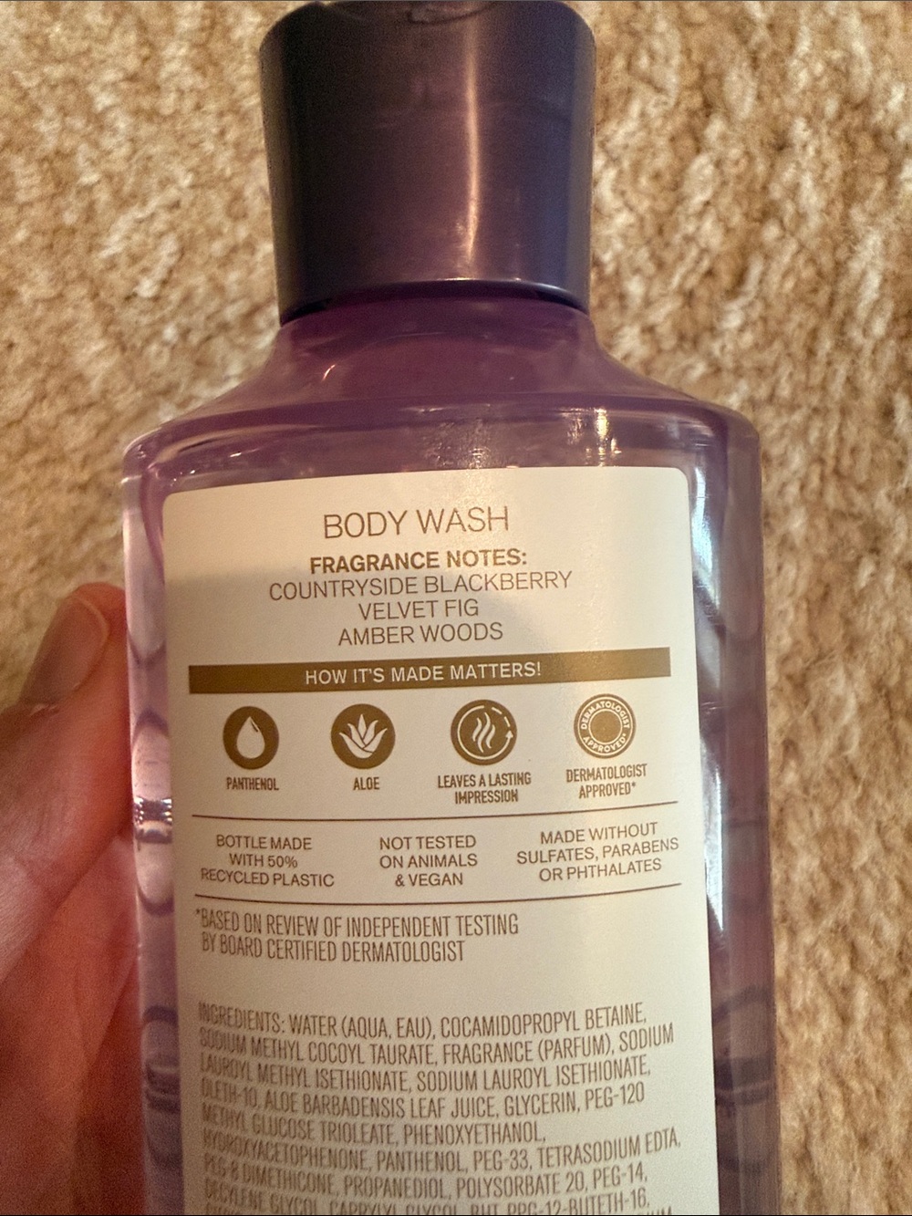 Bath & Body Works Wild Blackberry Jam Body Care Trio Full Size - Picture 5 of 7